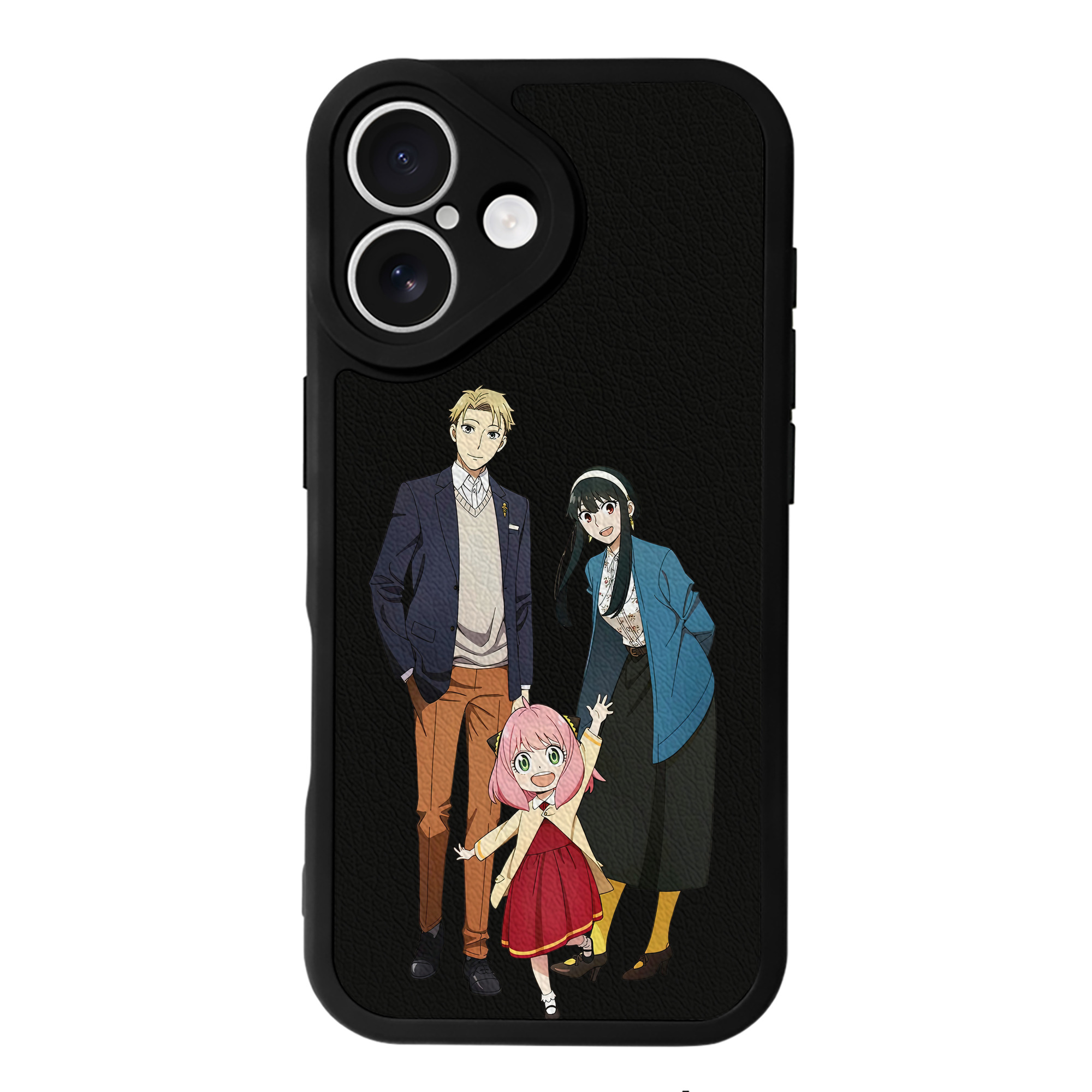 （画像用） SPY×FAMILY间谍家家酒 【iPhone 16シリーズ対応】シリコンスマホケース（レザー調） 材質：シリコン